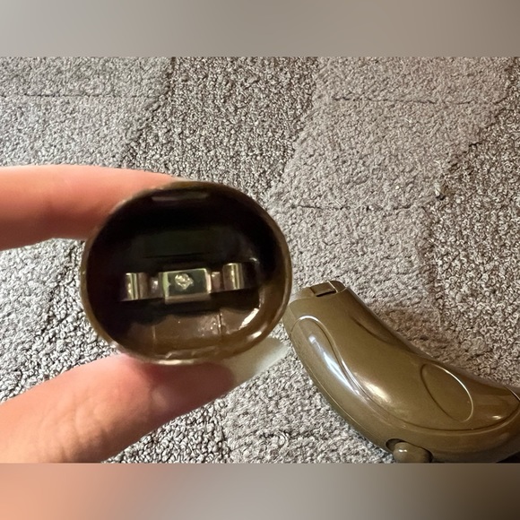 Brown Mini Small Hand Mixer Single Whisk Cooking Baking Cute Battery Powered - Picture 6 of 7